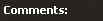 Comment Field