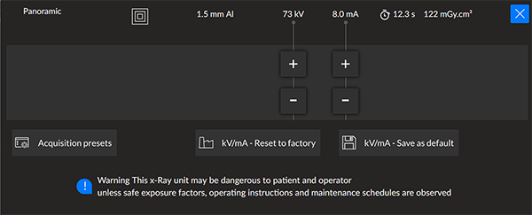 9600 2D Exposure Panel