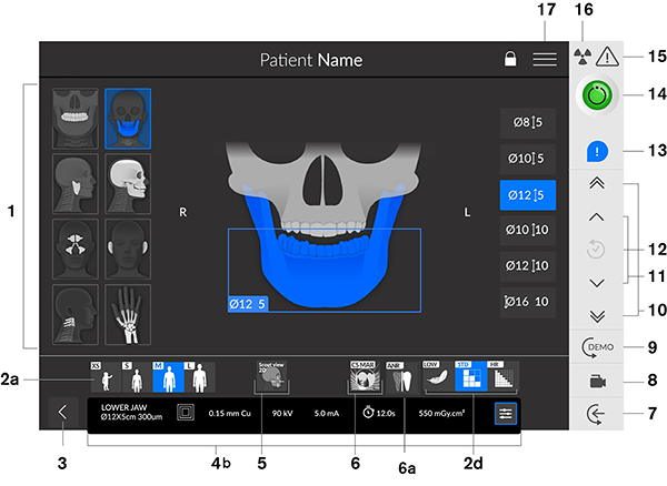 Figure 4—CS 9600 3D Touchscreen Control Panel