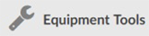 Equipment Tools button
