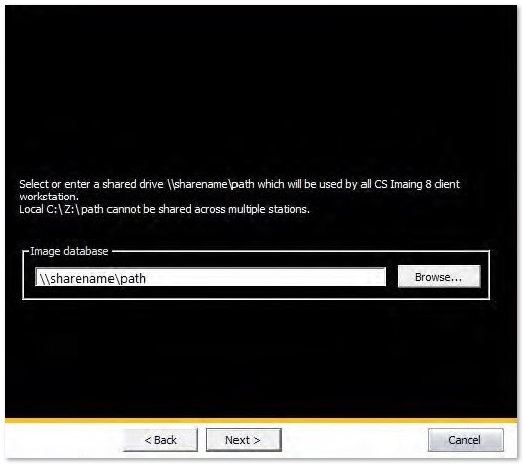 CS Imaging Server Configuration