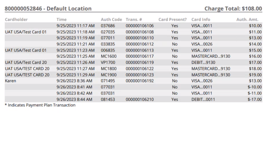 Printing a Payment Manager Daily Transaction Report