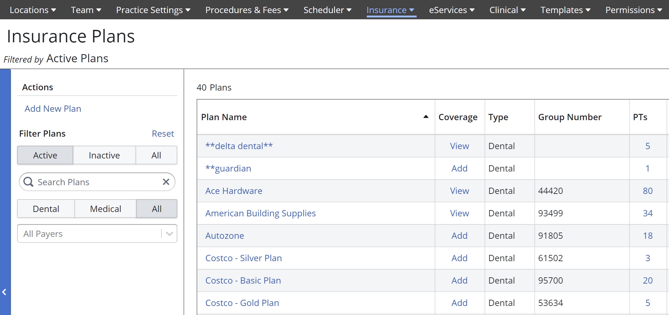 Insurance Plans Insurance Plans